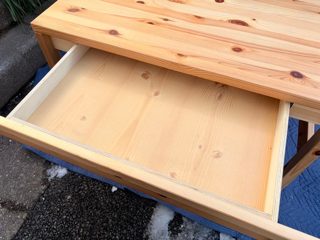 c*n様 美品 無印良品 MUJI パイン材 デスク 幅86×奥58×高70