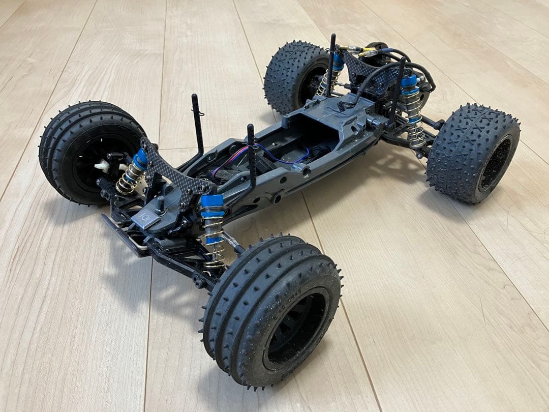 [ほぼフルオプション]タミヤDT03Tアクロショット、説明書付/田宮