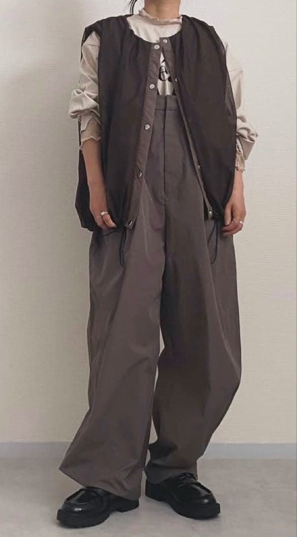 【Eito stan】チュール中綿ベスト quaranciel パンツ