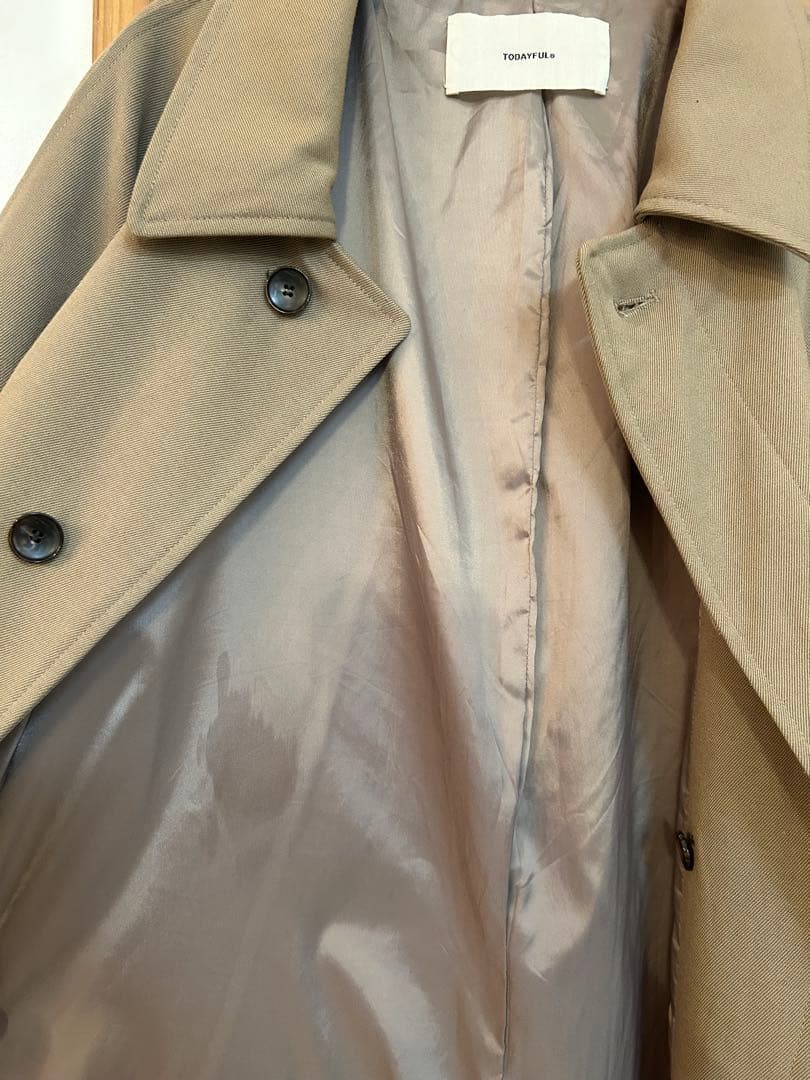TODAYFUL Raglan Twill Coat ラグランツイルコート 36
