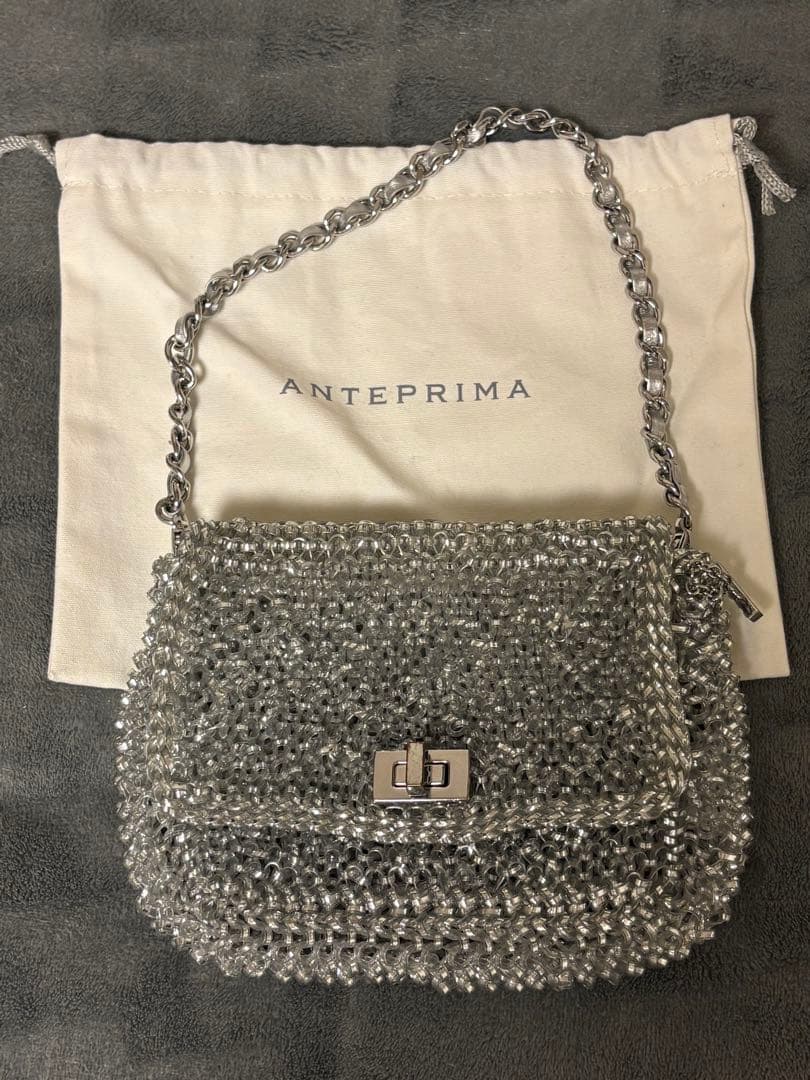 appleさま専用 ANTEPRIMA ルッケット シルバー ショルダーバッグ