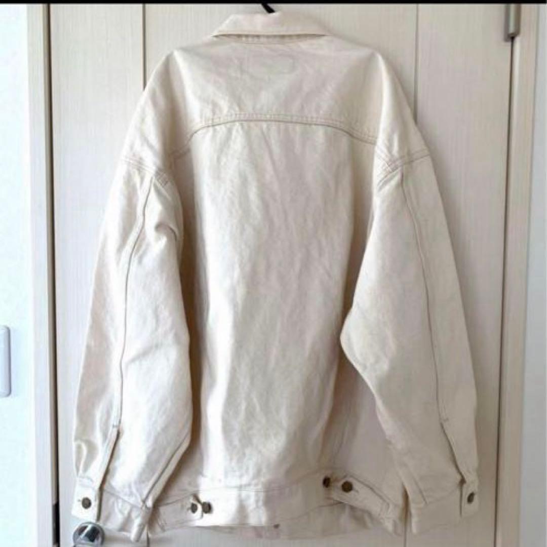 定価18,700円　ビッグシルエットデニムジャケット　アングリッド　アイボリー