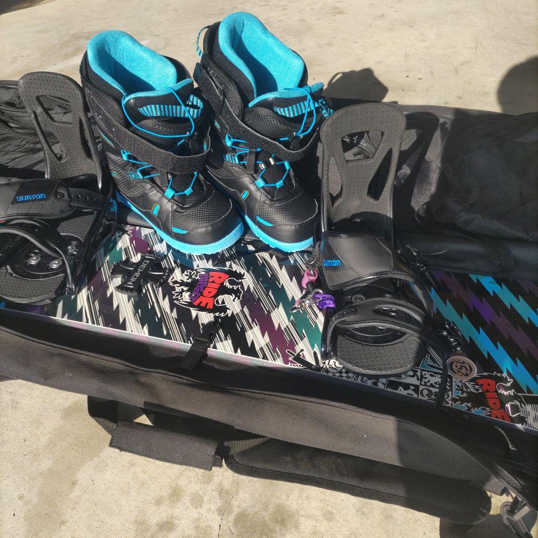 RIDE　✕　BURTON　 スノボー 152 ボード ブーツ 　4点セット