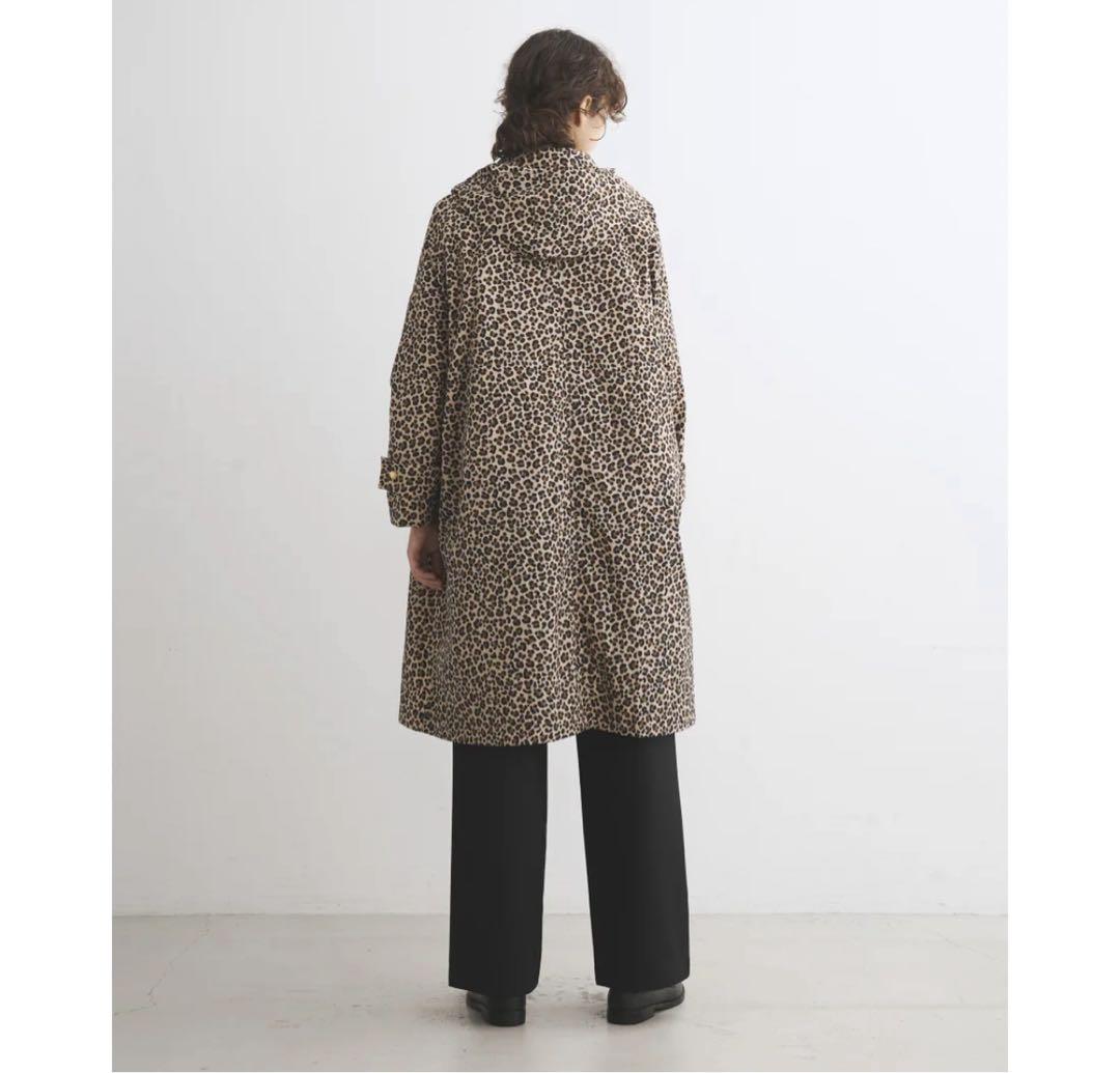 新品　トラディショナルウェザーウェア　フード レオパード レイン　コート