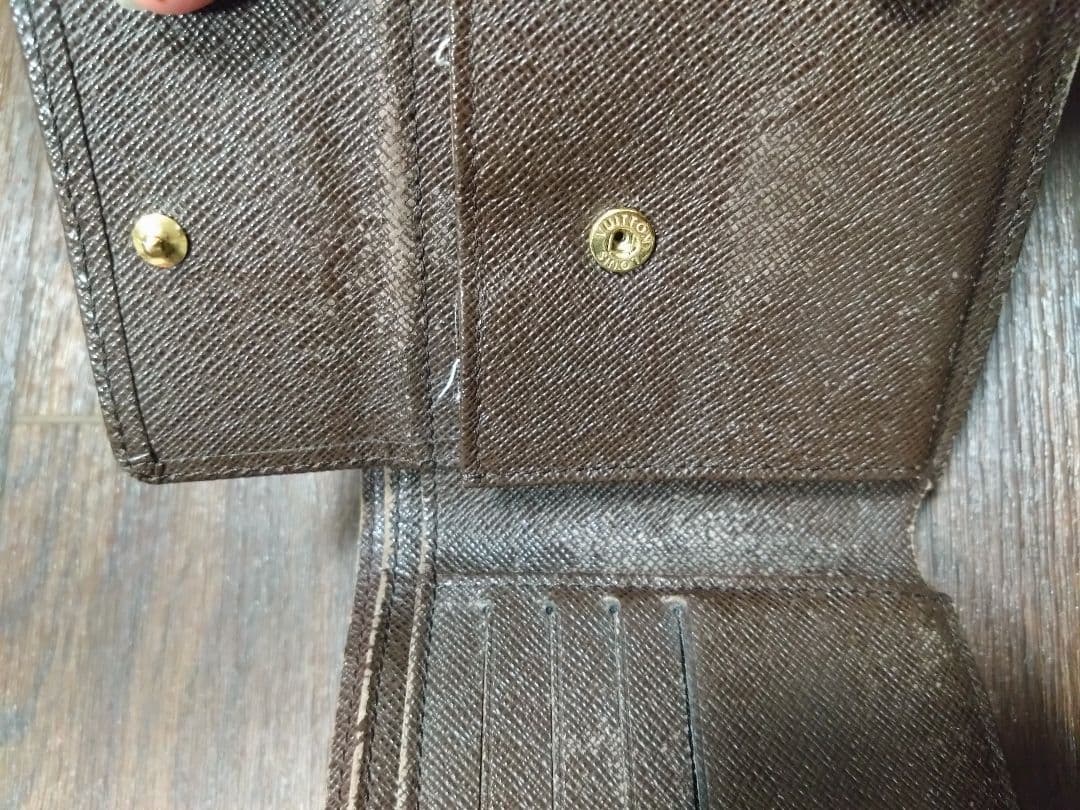 ルイ・ヴィトン ダミエ 二つ折り財布