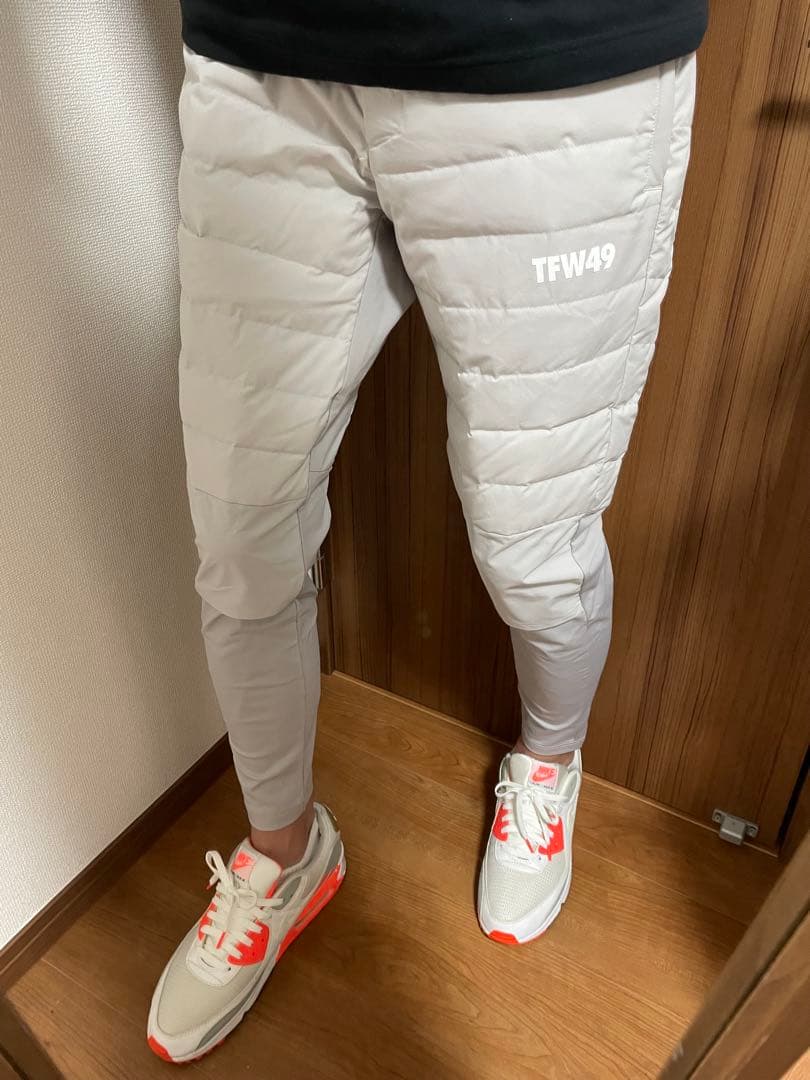 定価4.2万　TFW49 ダウンパンツ　グレー　S ゴルフ　防寒