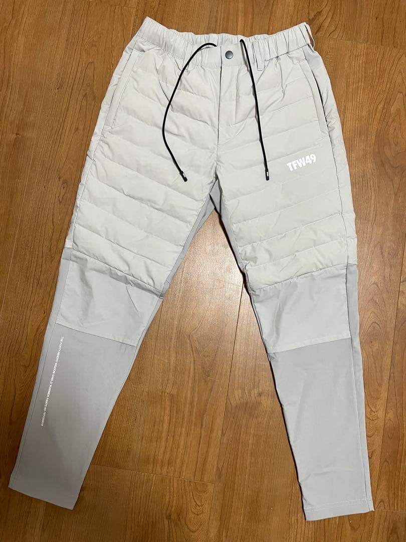 定価4.2万　TFW49 ダウンパンツ　グレー　S ゴルフ　防寒