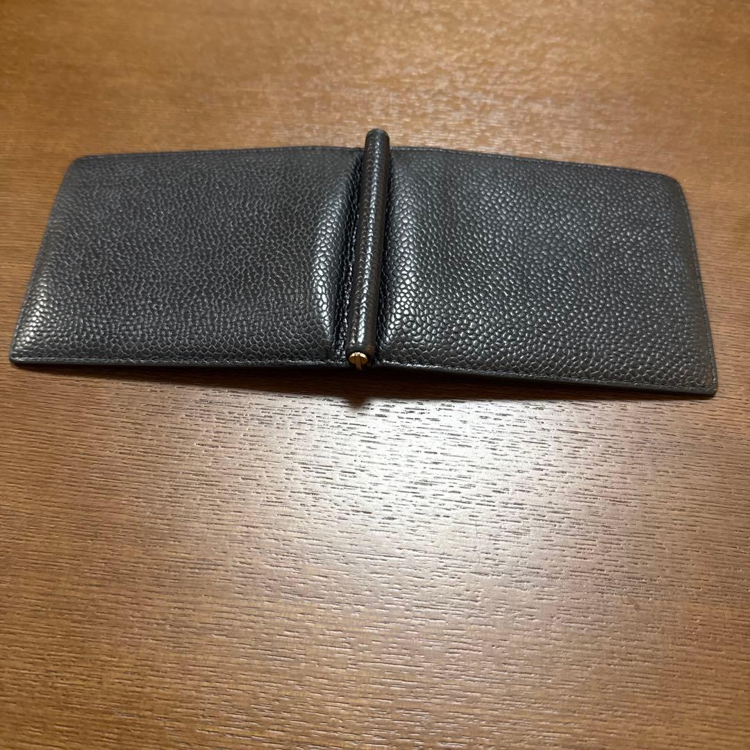 THOM BROWNE ブラック マネークリップ