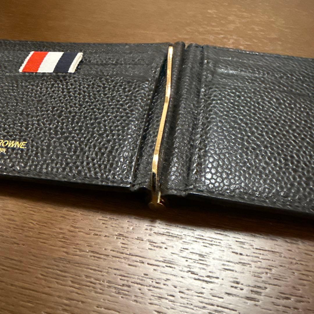 THOM BROWNE ブラック マネークリップ