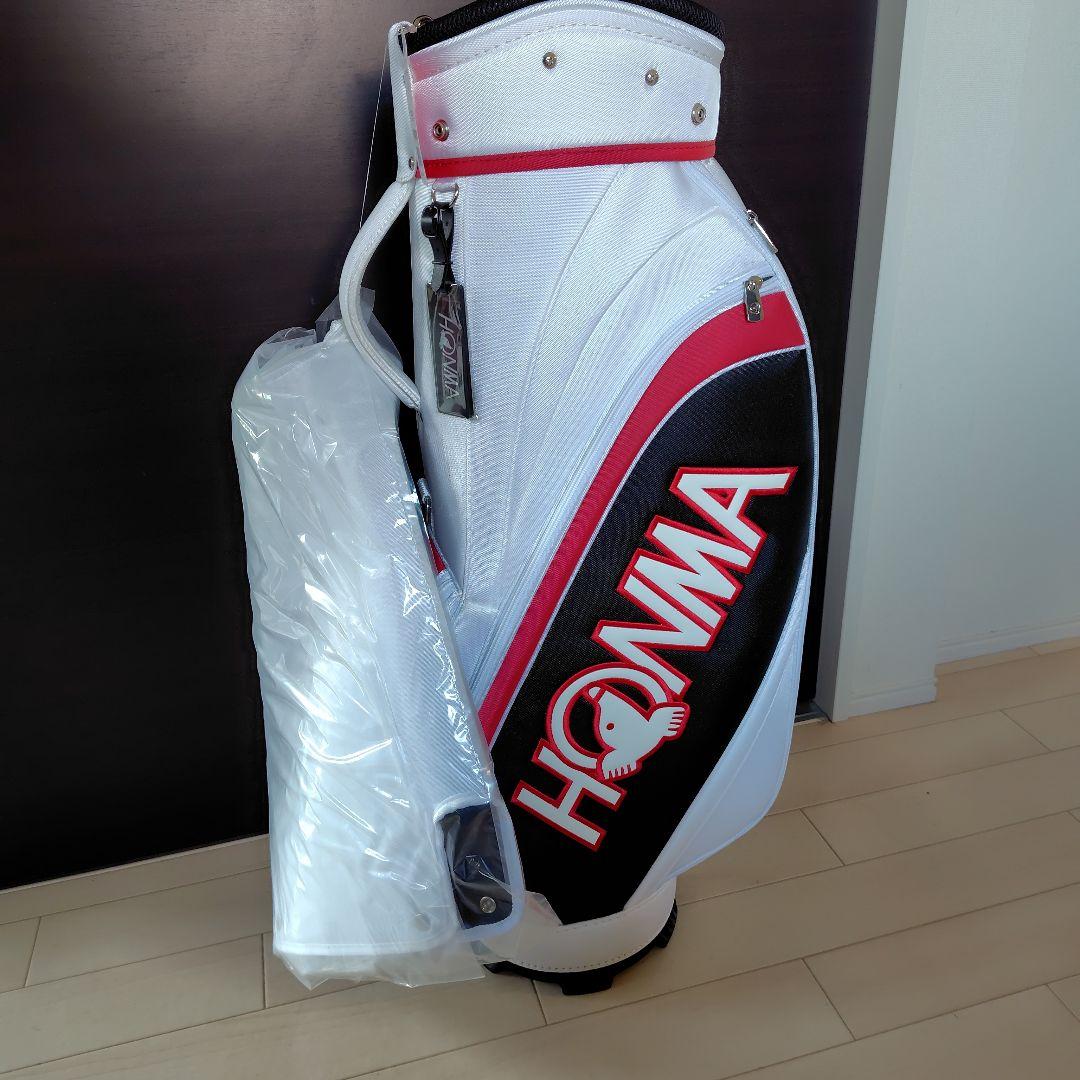 HONMA ゴルフバッグ・キャディバッグ ホワイト/ブラック/レッド