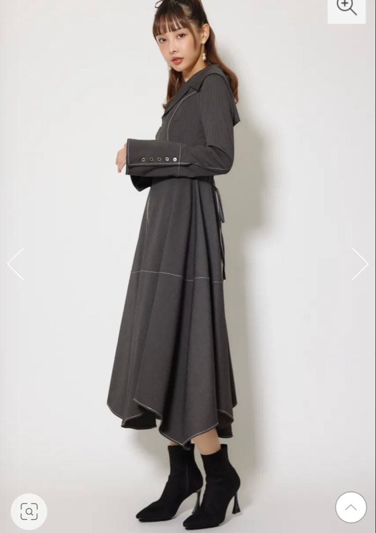 【最終値下げ】 rienda リエンダセーラーディティールフレアワンピース