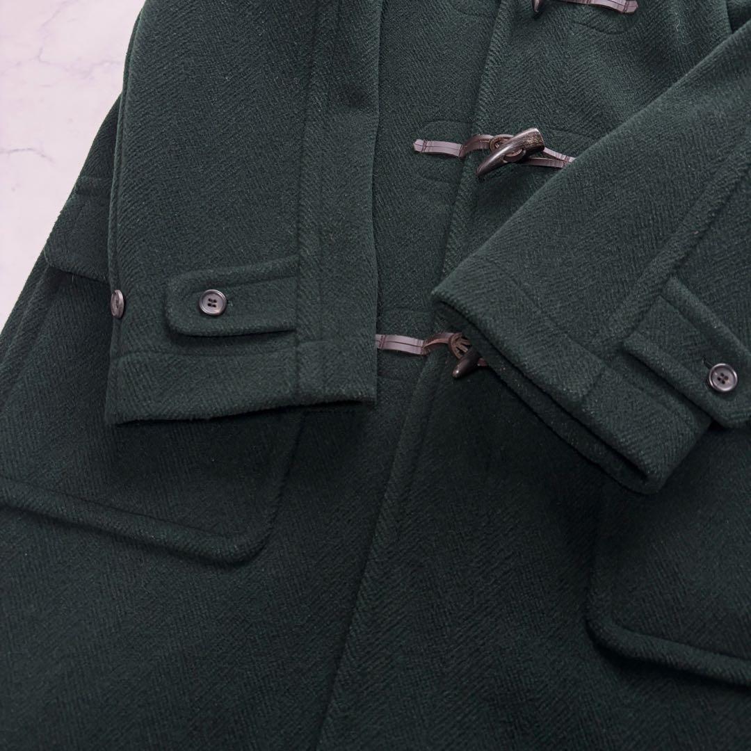 インバーティア BEAMS F 別注 ダッフルコート ジョシュアエリス 緑 42