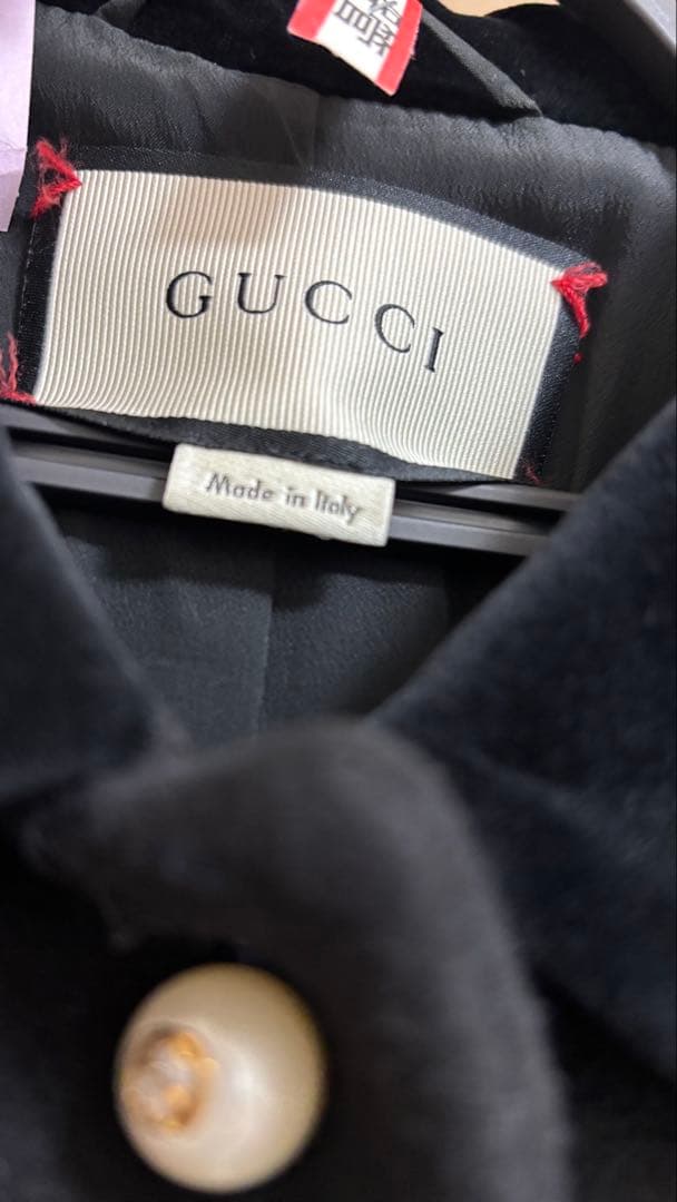 GUCCI ブラックコート サイズ40