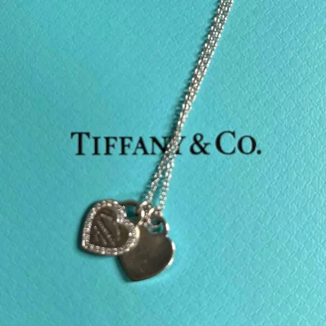 リターントゥティファニー　ホワイトゴールド　ダイヤ　ネックレス　wg