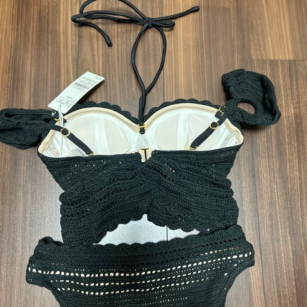 rienda バイカラークロシェバンドゥカップ bikini
