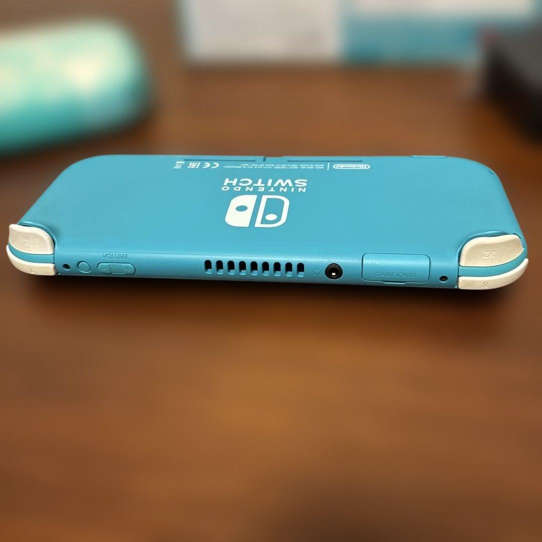 Nintendo Switch Lite ターコイズ　ケース microSD付き
