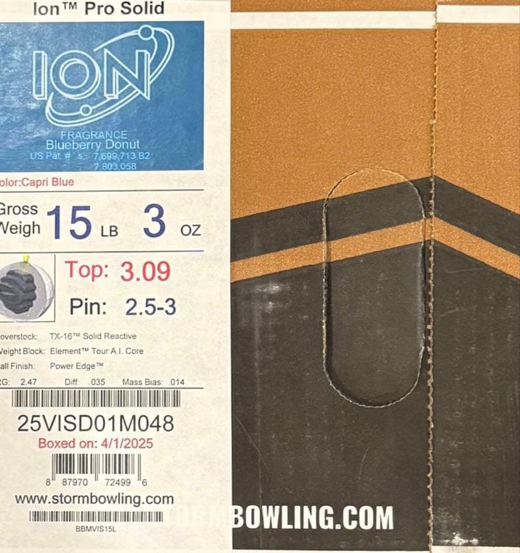 ストーム アイオンプロソリッド15P 3オンス 新品未使用