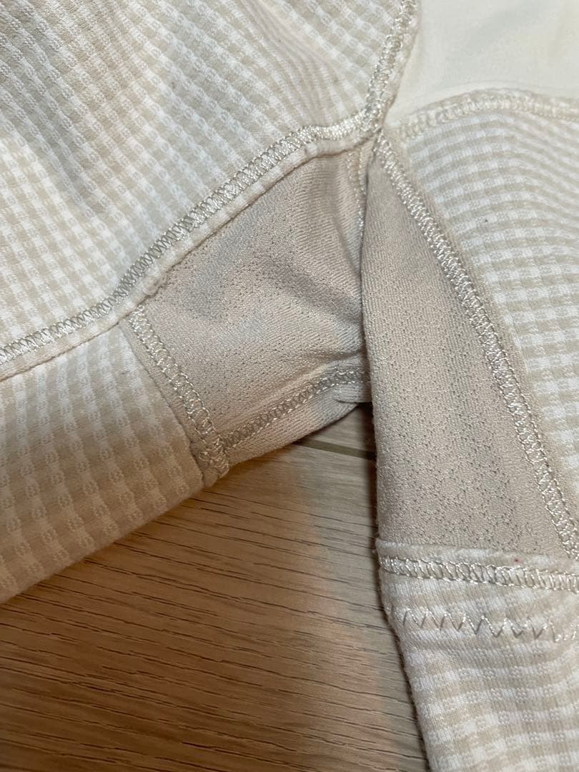 ルルレモン　ディファインジャケット　ホワイト チェック柄 ジャケット　サイズ2