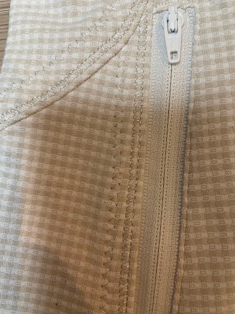 ルルレモン　ディファインジャケット　ホワイト チェック柄 ジャケット　サイズ2