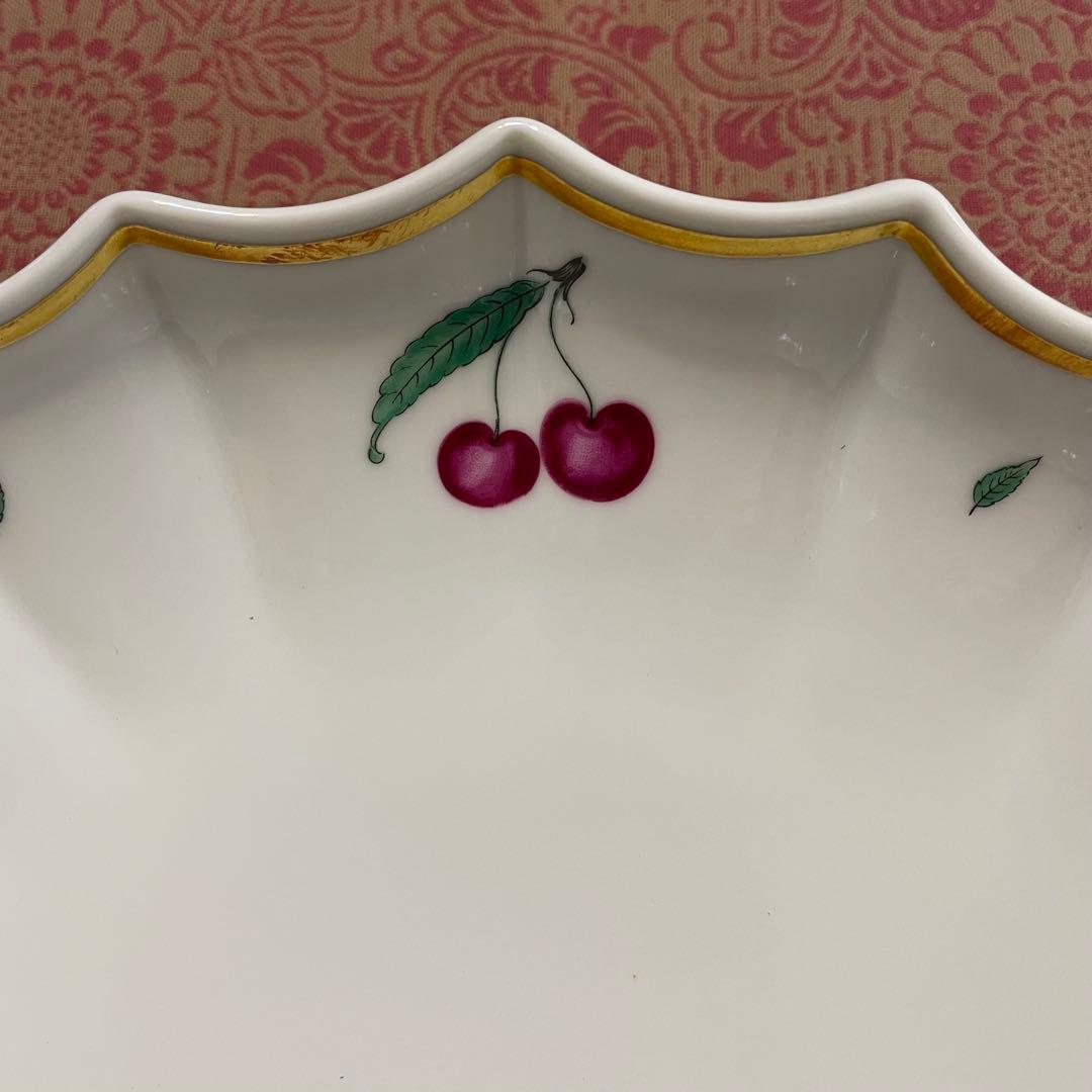 未使用　リチャードジノリ　ボンジョルノチェリー　シェルディッシュ　ラウンド全5点