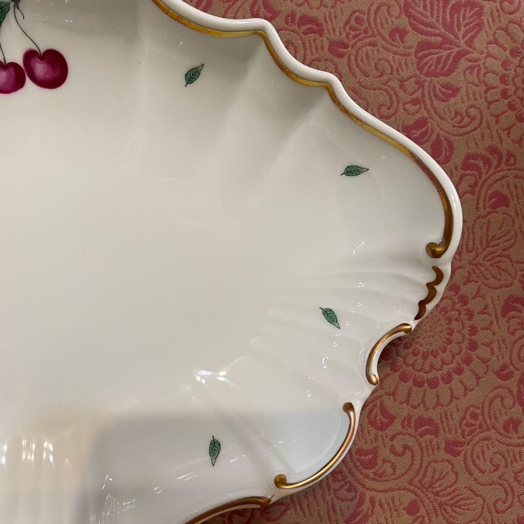 未使用　リチャードジノリ　ボンジョルノチェリー　シェルディッシュ　ラウンド全5点