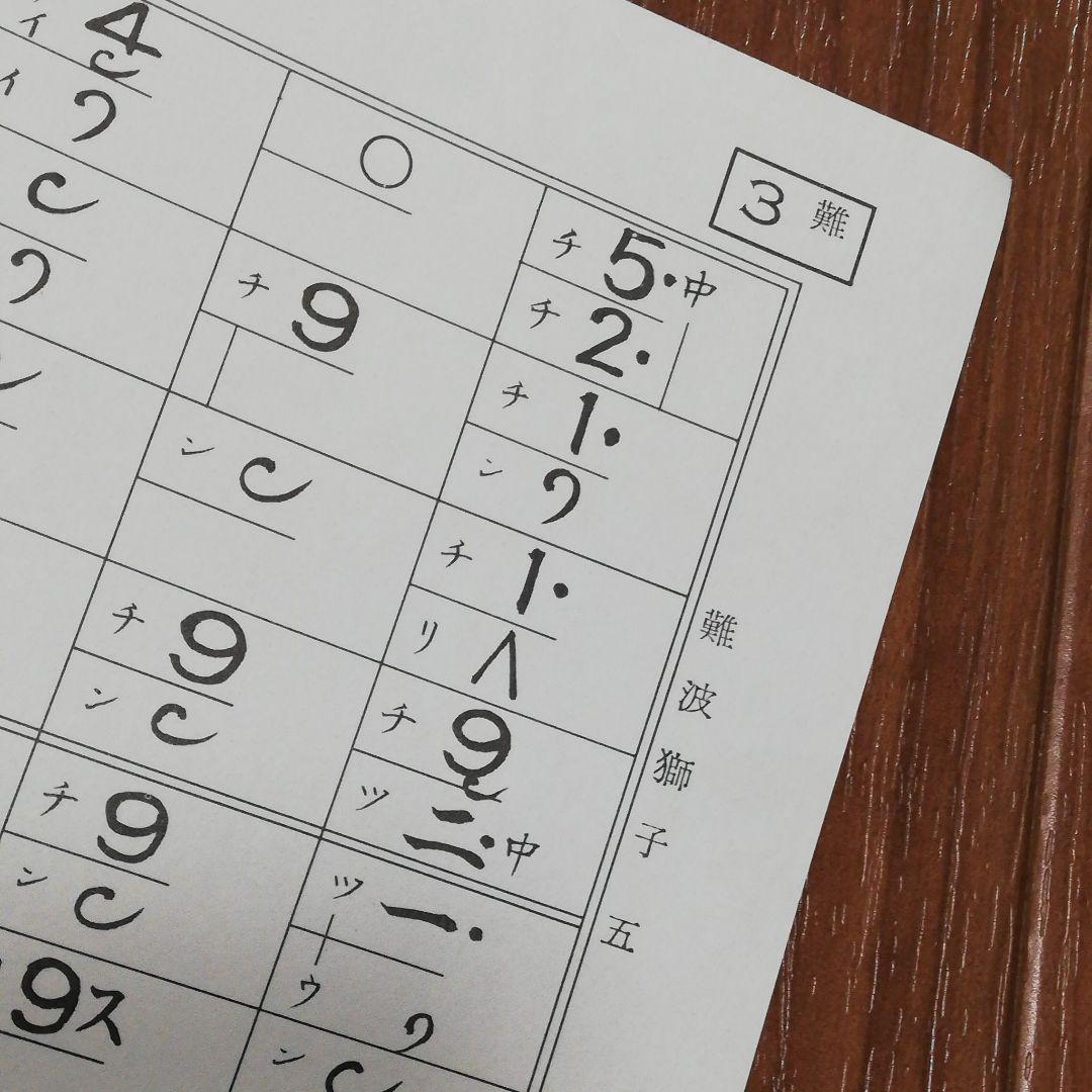 入手困難！初心者にも！邦楽　三弦楽譜　宮城道雄　難波獅子　昭和62年