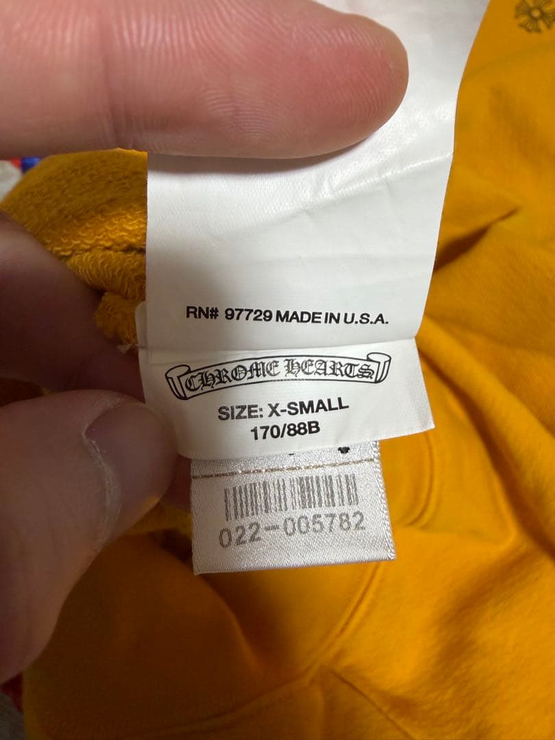 CHROME HEARTS イエロースウェット