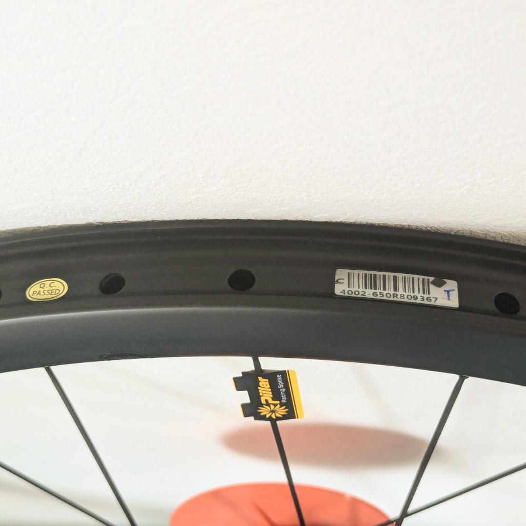 処分価格 ELITEWHEELS グラベルバイク向け 650B カーボンホイール