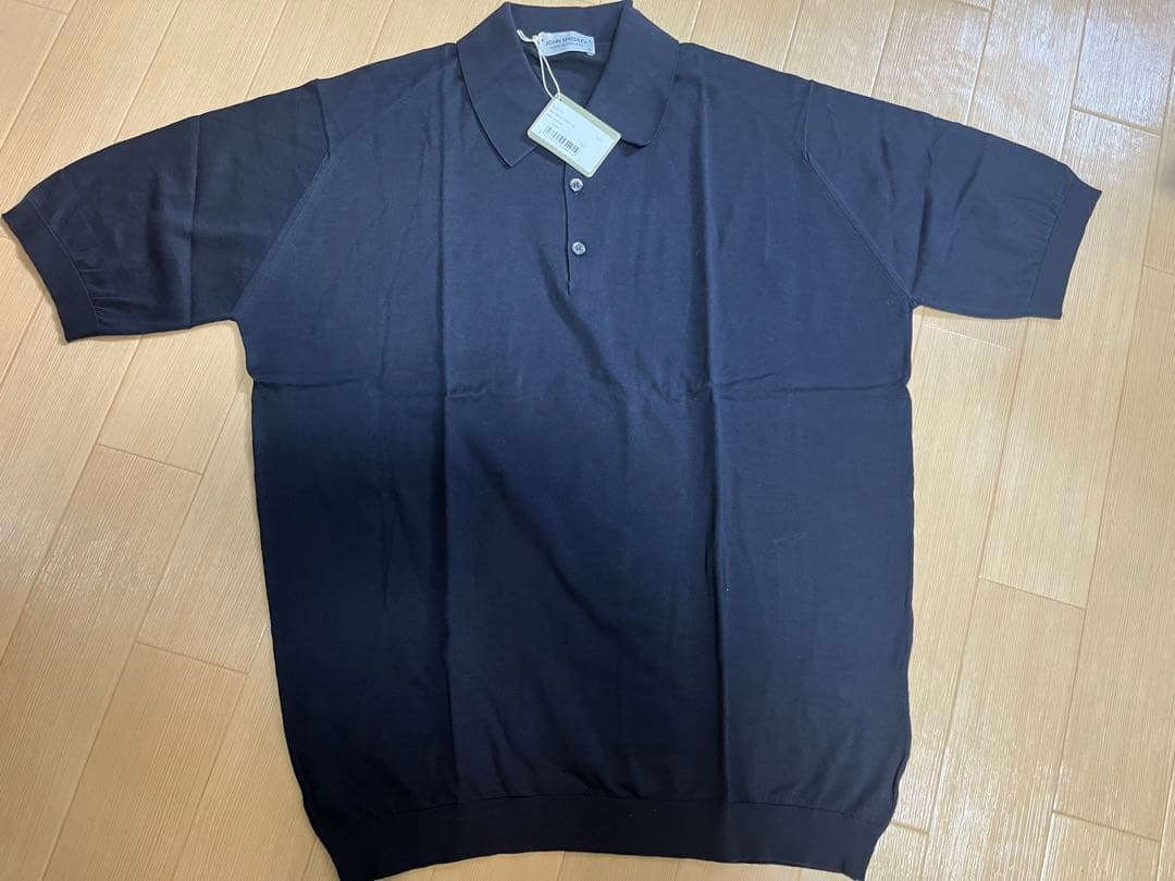 未使用 ジョンスメドレー ISIS ポロシャツ XL シーアイランドコットン