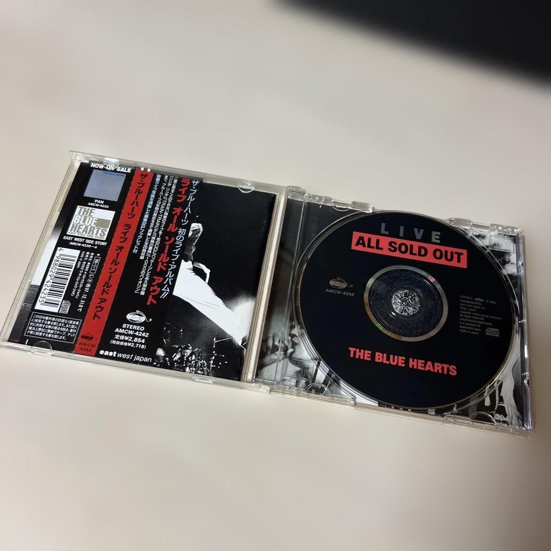 注目❣️廃盤帯付❣️THE BLUEHEARTS LIVE ALL SOLDOUT