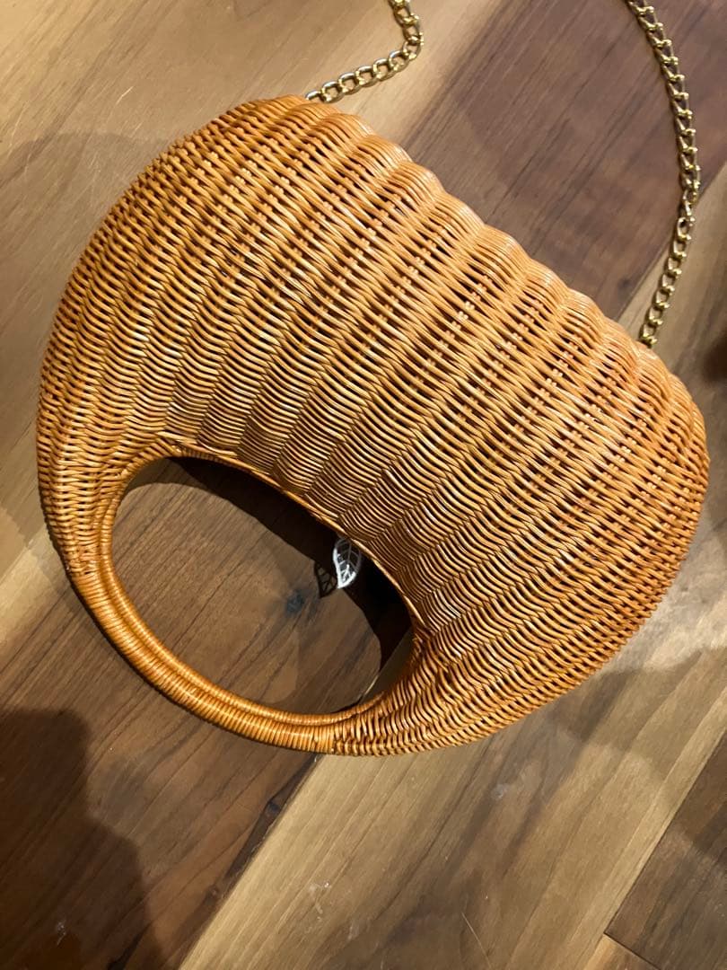 未使用　近沢レース　カゴバック　ショルダーバック