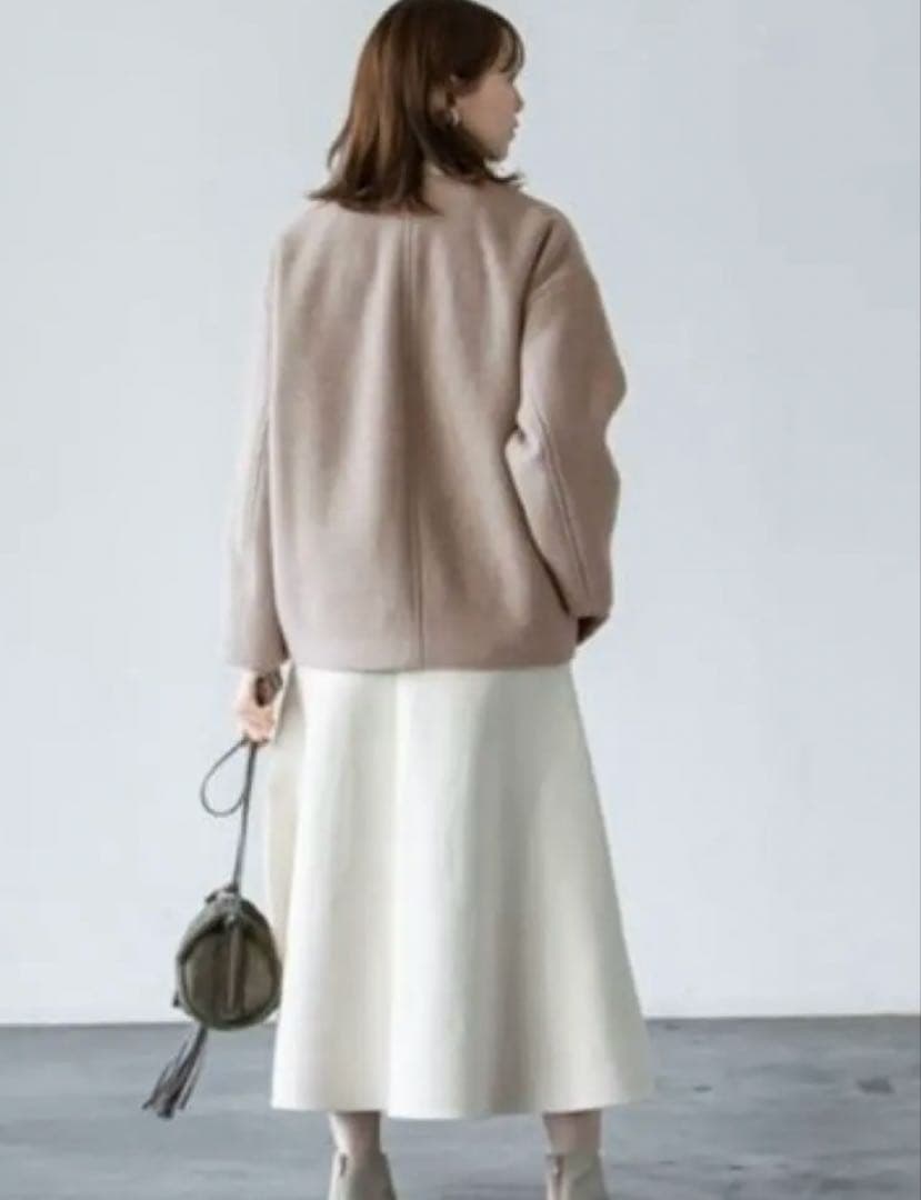 最終SALE【Noble】 MTR カラーレスジップショートコート 38