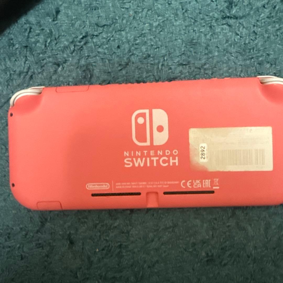 Nintendo Switch Lite コーラルピンク 本体　付属品箱無し