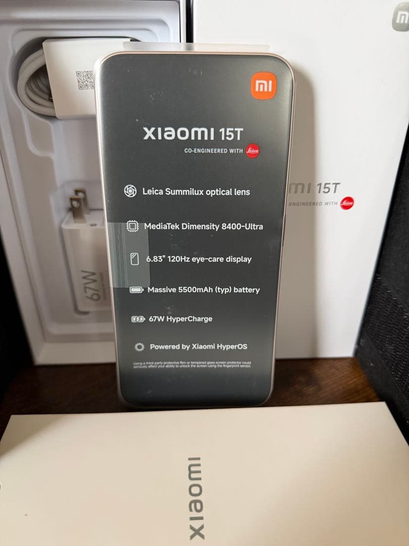 12GB+256GB Xiaomi 15T ローズゴールド　SIMフリー