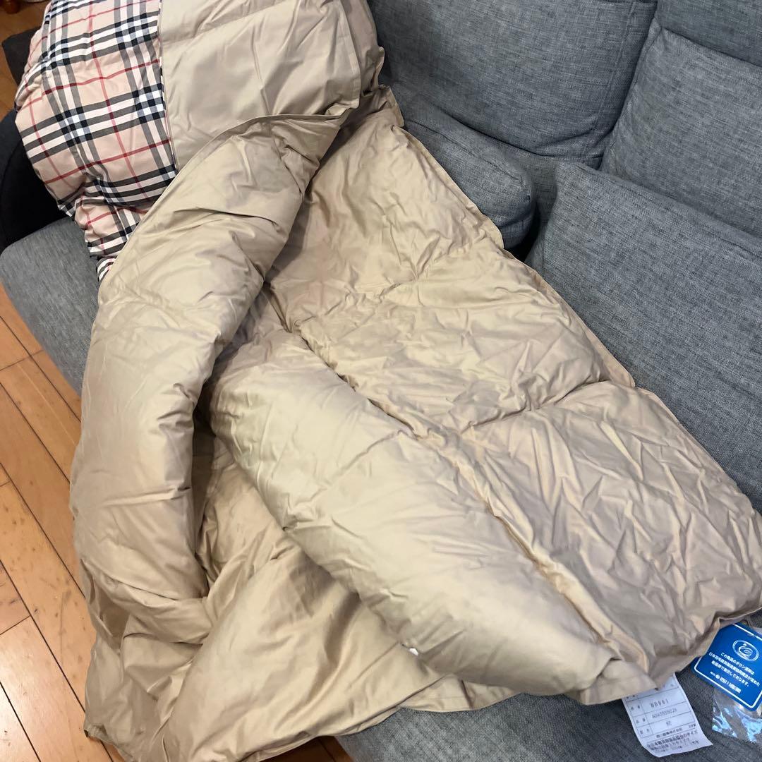Burberrys チェック柄 羽毛掛け布団 新品　シングル