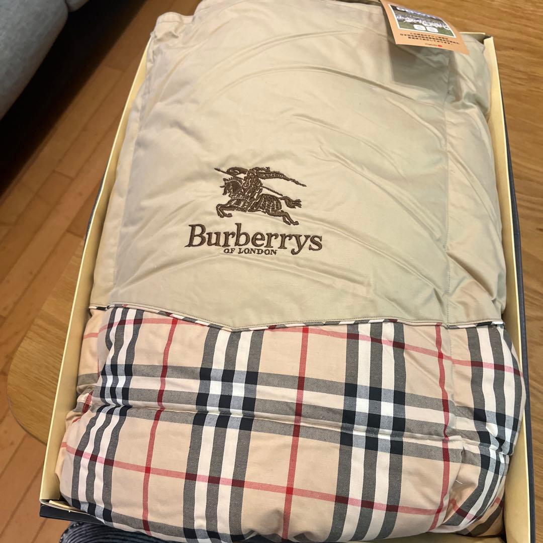 Burberrys チェック柄 羽毛掛け布団 新品　シングル