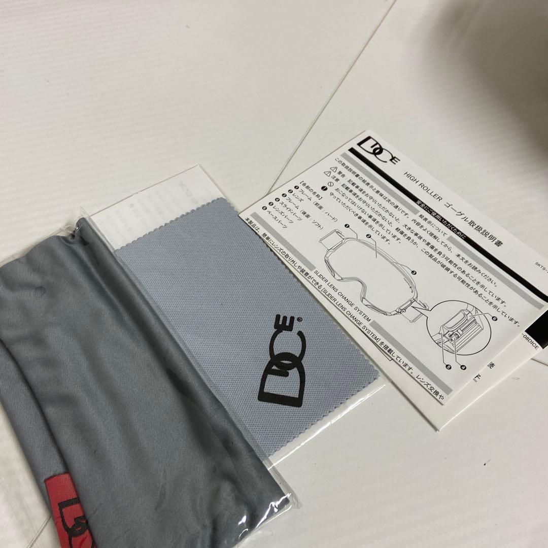 新品・未使用⭐️DICE HIGH ROLLER ダイス　ハイローラー　ゴーグル