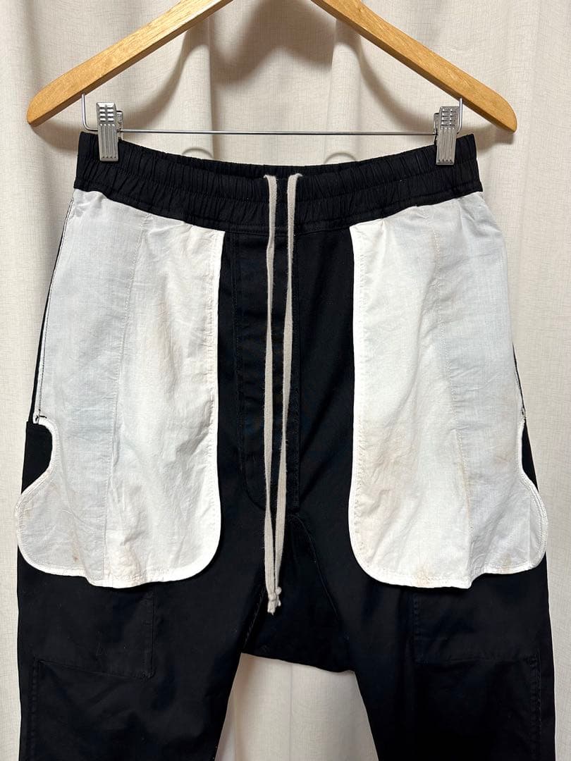 パンツ Rick Owens drawstring cropped cargo TE