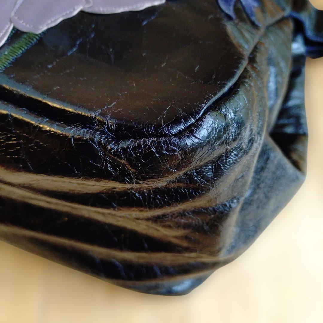 Susannah Hunter・スザンナハンター 花柄レザートートバッグ