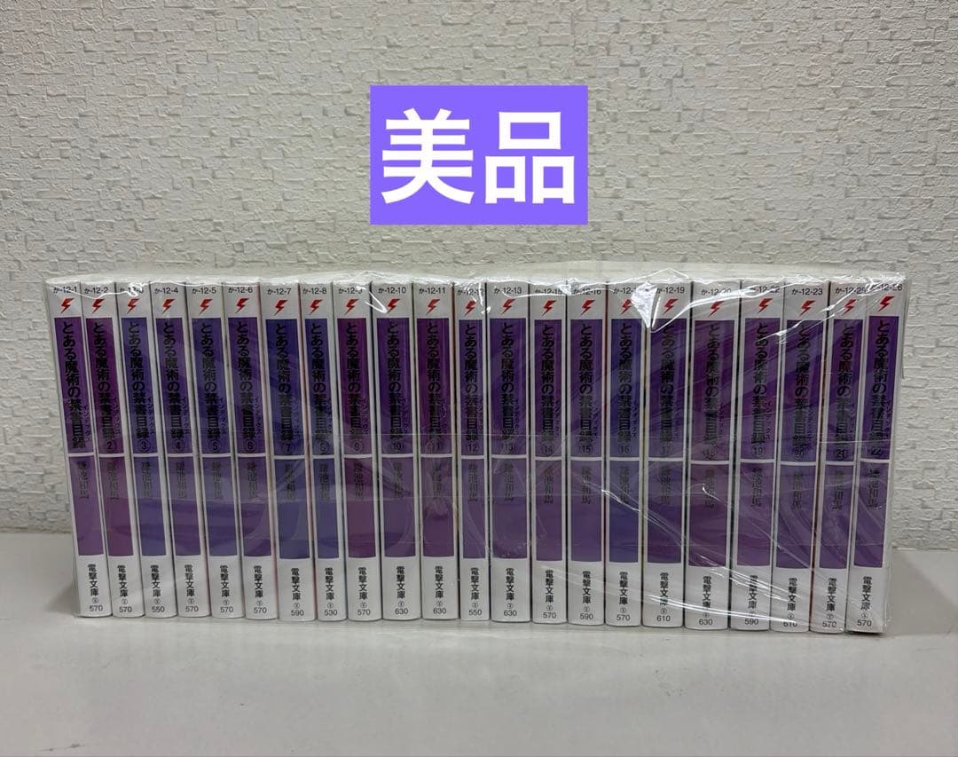 とある魔術の禁書目録(インデックス) 文庫 全22巻セット