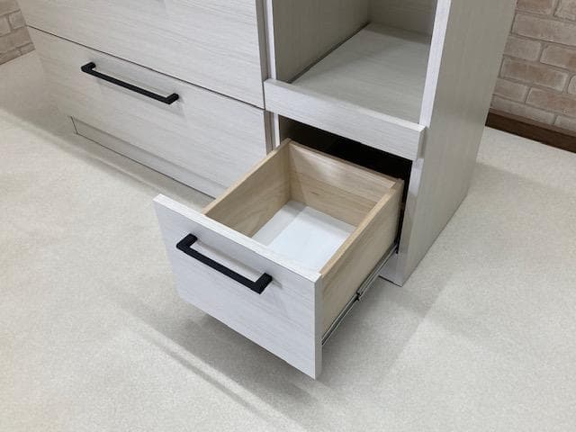 カウンター　キッチン　120幅　国産　レンジ台　収納　ホワイト　新品