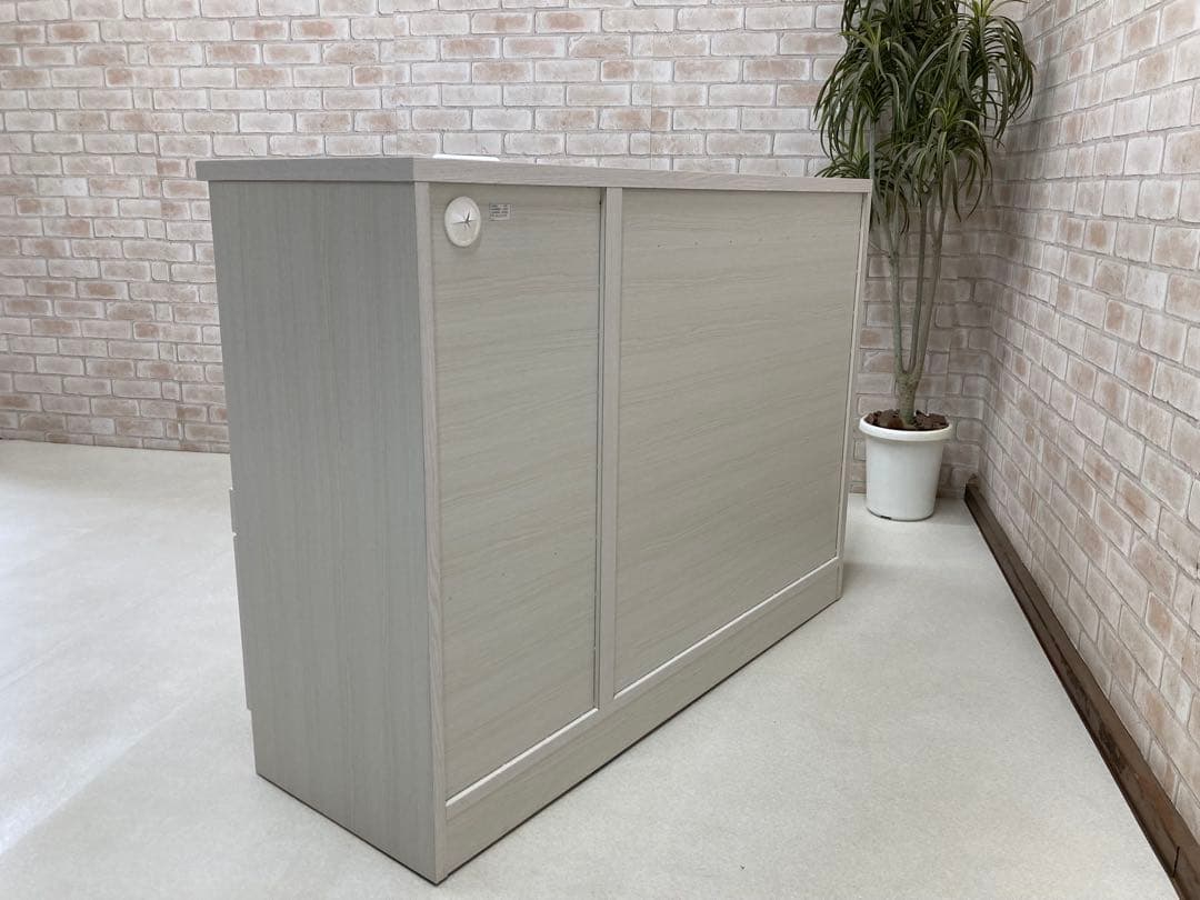 カウンター　キッチン　120幅　国産　レンジ台　収納　ホワイト　新品