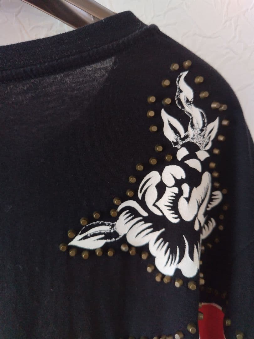 GUCCI ウエスタンバイカラースタッズTシャツ ミケーレ　ハート　バラ