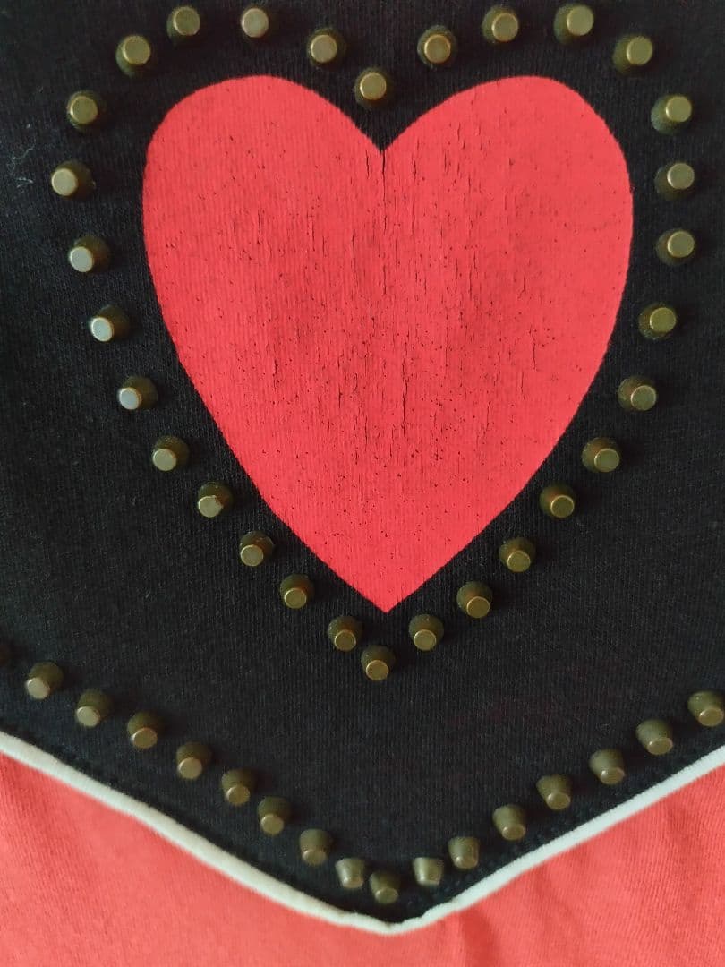 GUCCI ウエスタンバイカラースタッズTシャツ ミケーレ　ハート　バラ