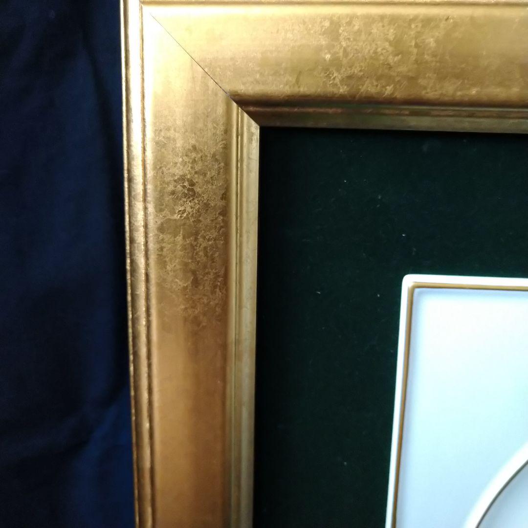 ✤マイセン(Meissen)シノワズリ額装陶板画✤『鳥と花』