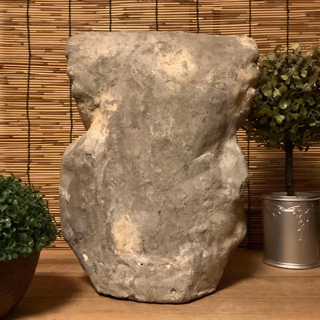 古玩・ギリシャ「アルカディア地方発掘・女神頭部」ペロポネソス半島・発掘出土・残欠