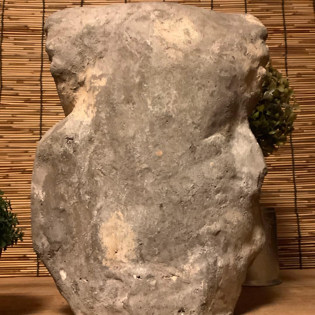 古玩・ギリシャ「アルカディア地方発掘・女神頭部」ペロポネソス半島・発掘出土・残欠