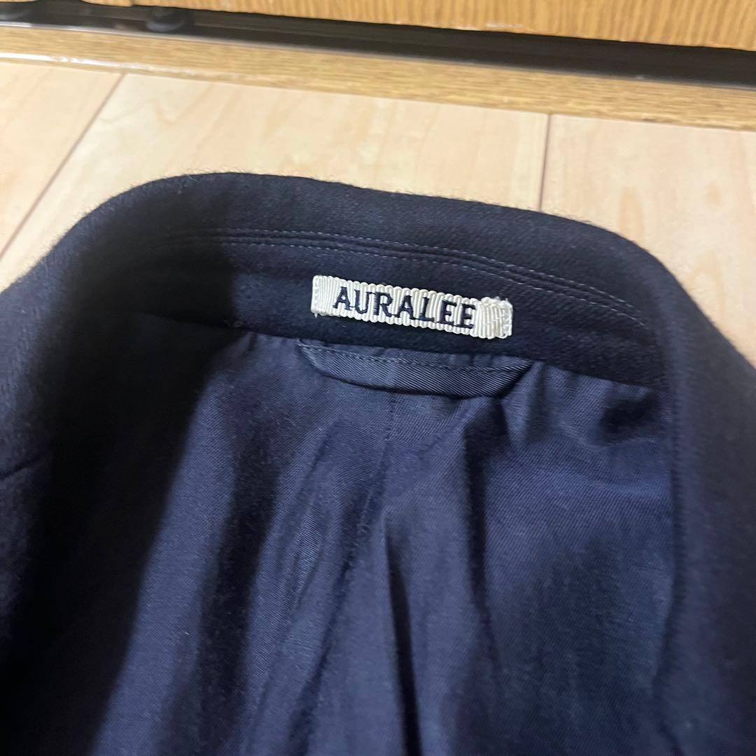 ジャケット・アウター AURALEE LIGHT MELTON DOUBLE-BREASTED JA