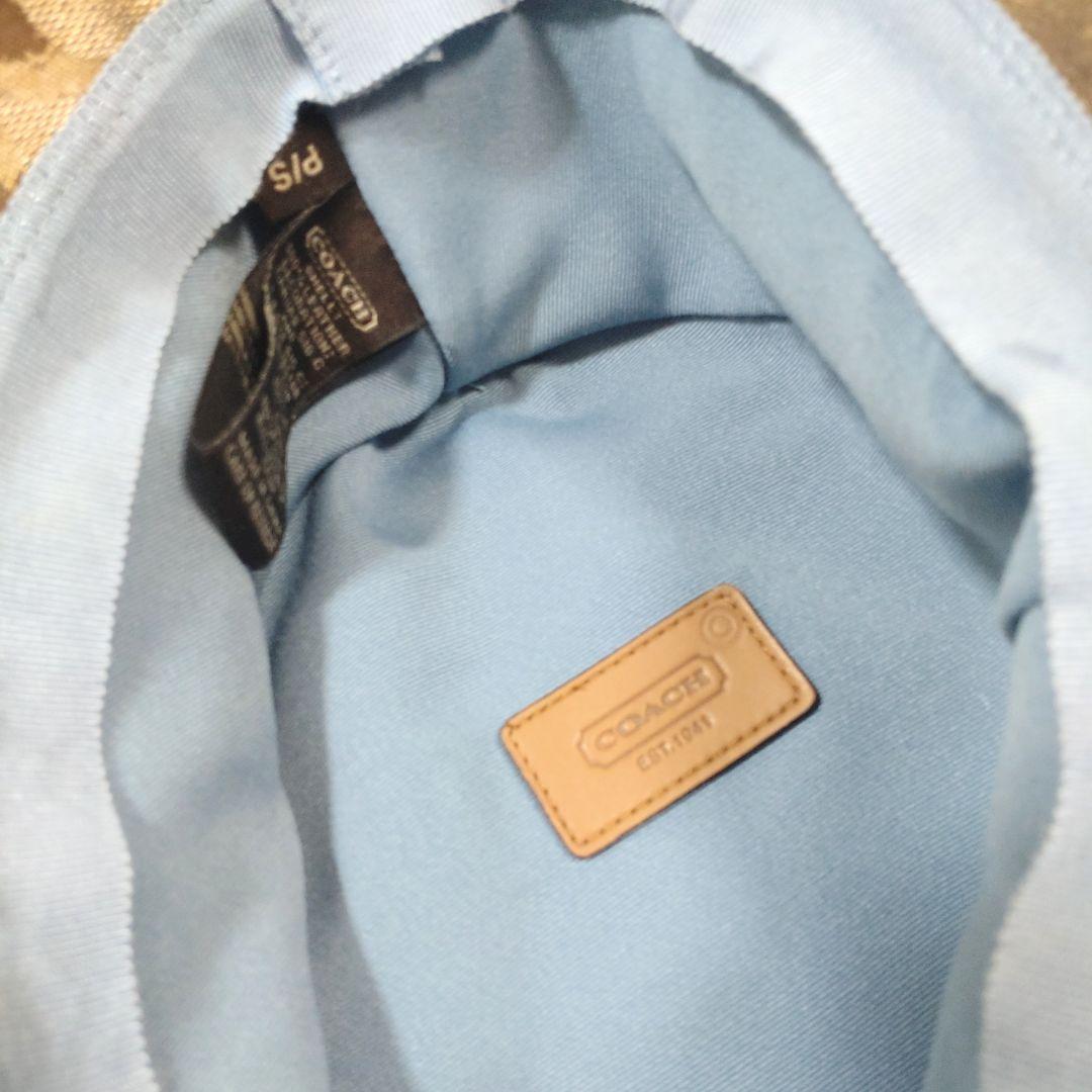 【極美品】COACH パッチワーク バケットハット シグネチャー　マルチカラー