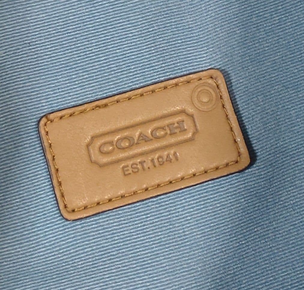 【極美品】COACH パッチワーク バケットハット シグネチャー　マルチカラー